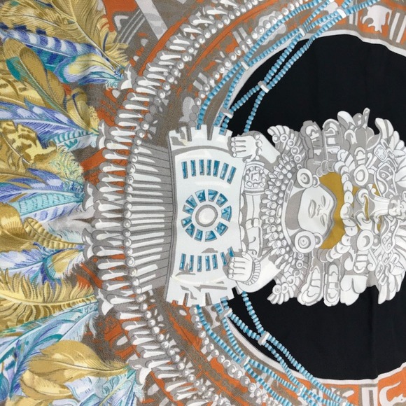 HERMES Black Scarf - Picture 11 of 13